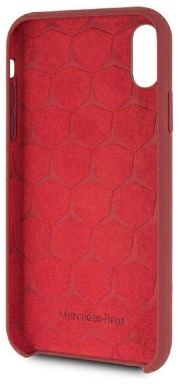 Dėklas Mercedes Silicone Line iPhone Xr Case - Raudona