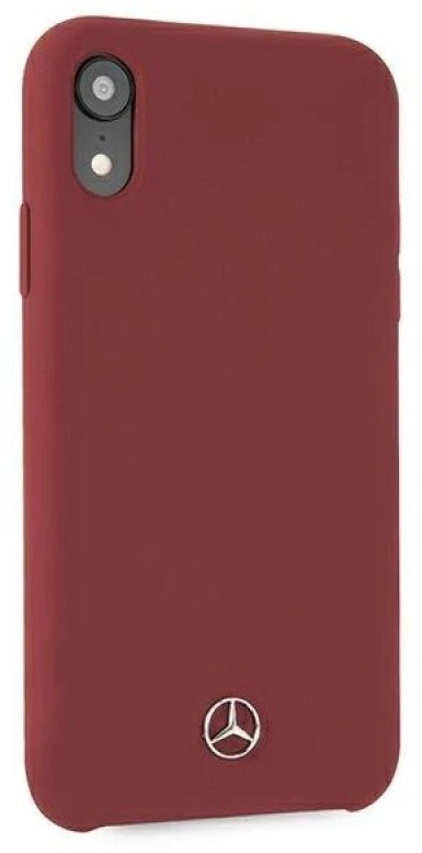Dėklas Mercedes Silicone Line iPhone Xr Case - Raudona