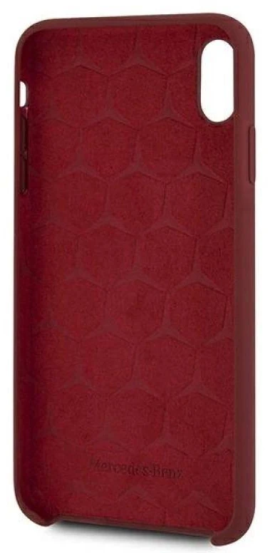 Mercedes MEHCI65SILRE Apple iPhone Xs Max red kietas dėklas Silicone Line