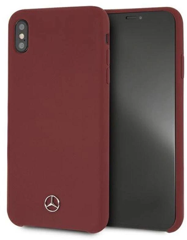 Mercedes MEHCI65SILRE Apple iPhone Xs Max red kietas dėklas Silicone Line