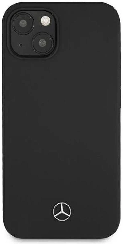 Mercedes MEHCP13SSILBK Apple iPhone 13 mini 5,4″ juodos spalvos kietas dėklas Silicone Line