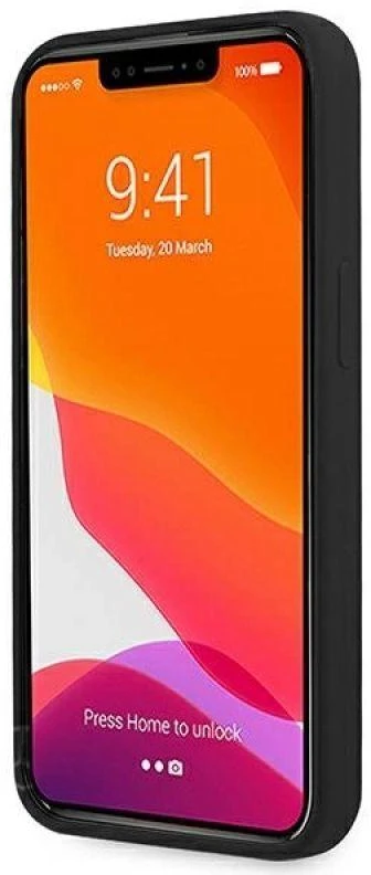 Mercedes MEHCP13SSILBK Apple iPhone 13 mini 5,4″ juodos spalvos kietas dėklas Silicone Line