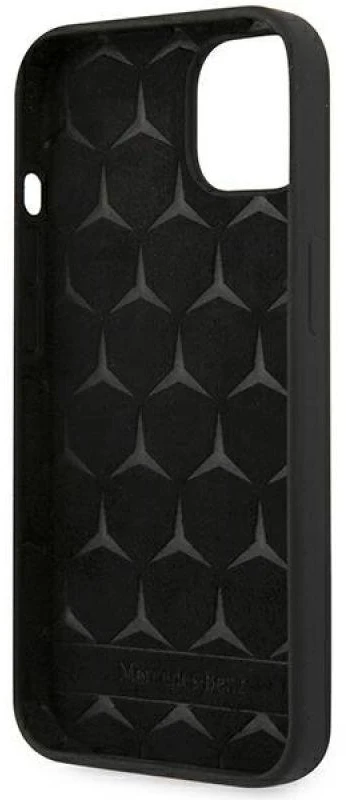 Mercedes MEHCP13SSILBK Apple iPhone 13 mini 5,4″ juodos spalvos kietas dėklas Silicone Line
