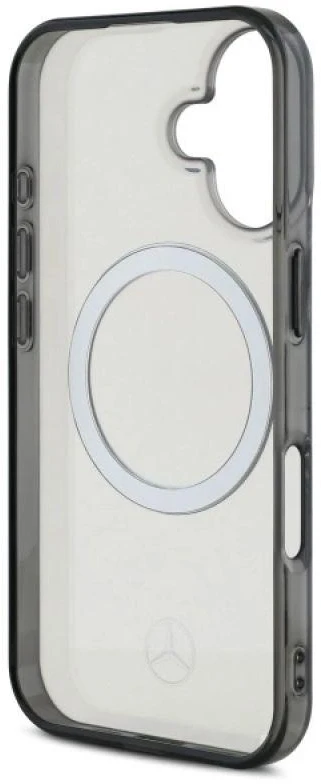 Mercedes MEHMP16S23HUOKC Apple iPhone 16 6.1″ skaidrus kietas dėklas Printed logo MagSafe