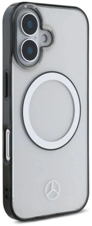 Mercedes MEHMP16S23HUOKC Apple iPhone 16 6.1″ skaidrus kietas dėklas Printed logo MagSafe