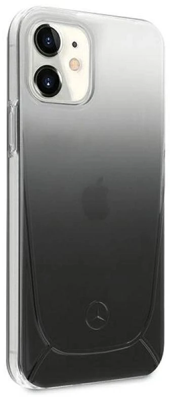 Mercedes MEHCP12SARGBK Apple iPhone 12 mini 5,4″ juodos spalvos kietas dėklas skaidrus Line