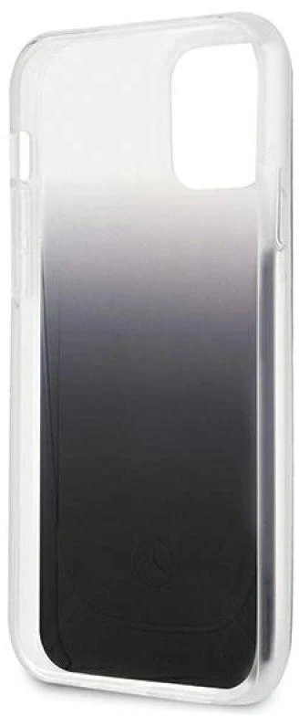 Mercedes MEHCP12SARGBK Apple iPhone 12 mini 5,4″ juodos spalvos kietas dėklas skaidrus Line