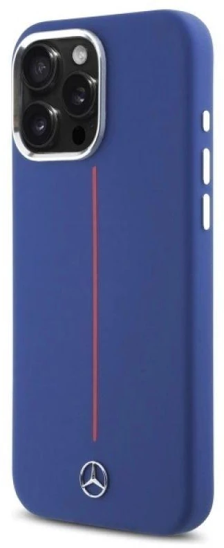 Dėklas Mercedes MEHMP16X23SUMRV Apple iPhone 16 Pro Max 6.9" navy hard Silikoninis Raudona Stripe MagSafe