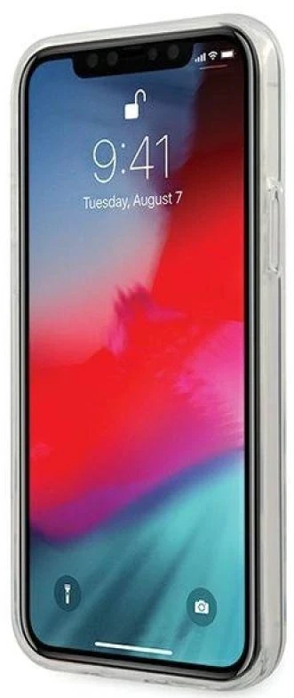 Mercedes MEHCP12MCLGBL Apple iPhone 12/12 Pro 6,1″ mėlynas kietas dėklas skaidrus Line