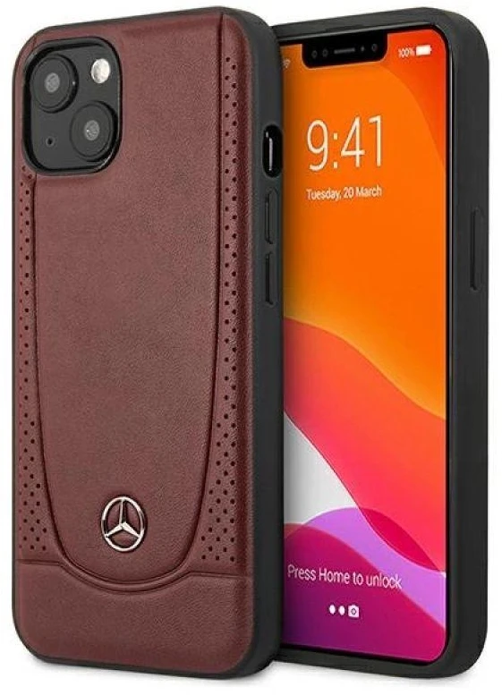 Mercedes Benz Apple iPhone 13 Mini Mercedes dėklas Urban Line (MEHCP13SARMRE) raudonos spalvos