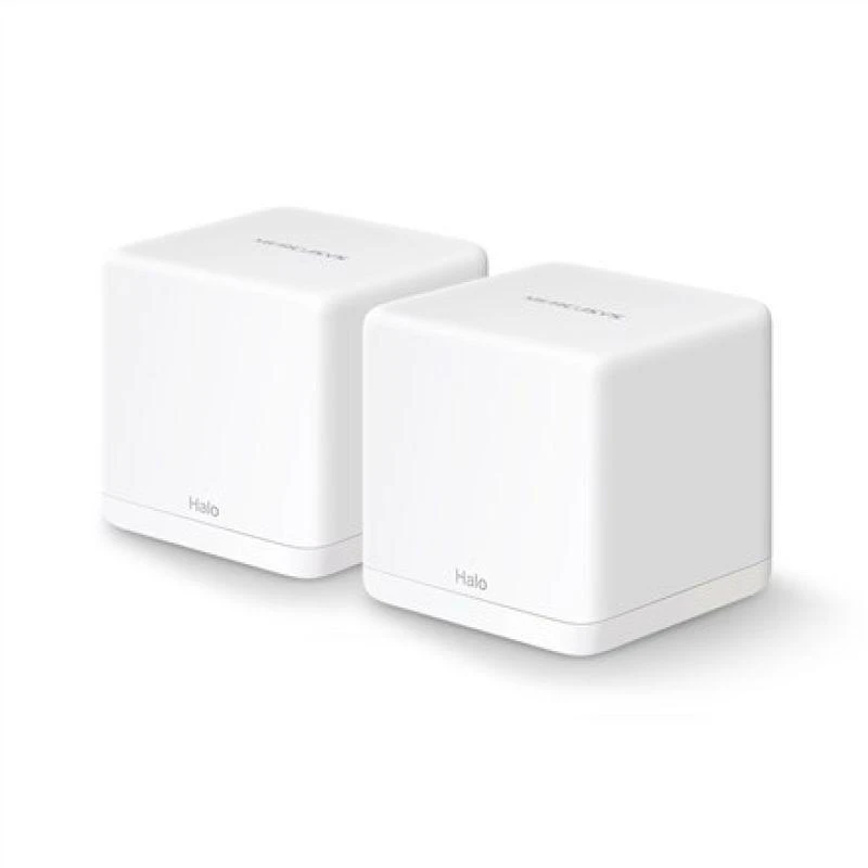 Ausinės „Mercusys Halo H30G“ „Wi-Fi“ rinkinys (2 vnt.), dviejų dažnių (2,4 GHz / 5 GHz), „Wi-Fi 5“ (802.11ac), baltas, skirtas naudoti patalpose