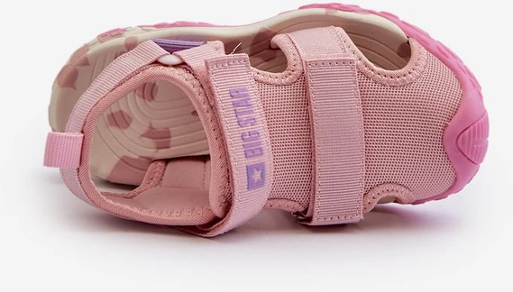 Mergaičių sandalai su velcro Big Star NN374238 Rožinė
