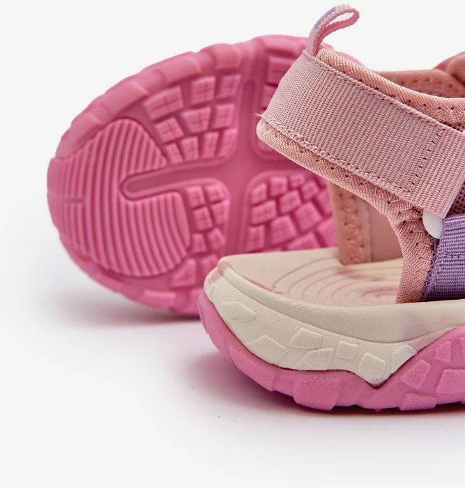 Mergaičių sandalai su velcro Big Star NN374238 Rožinė
