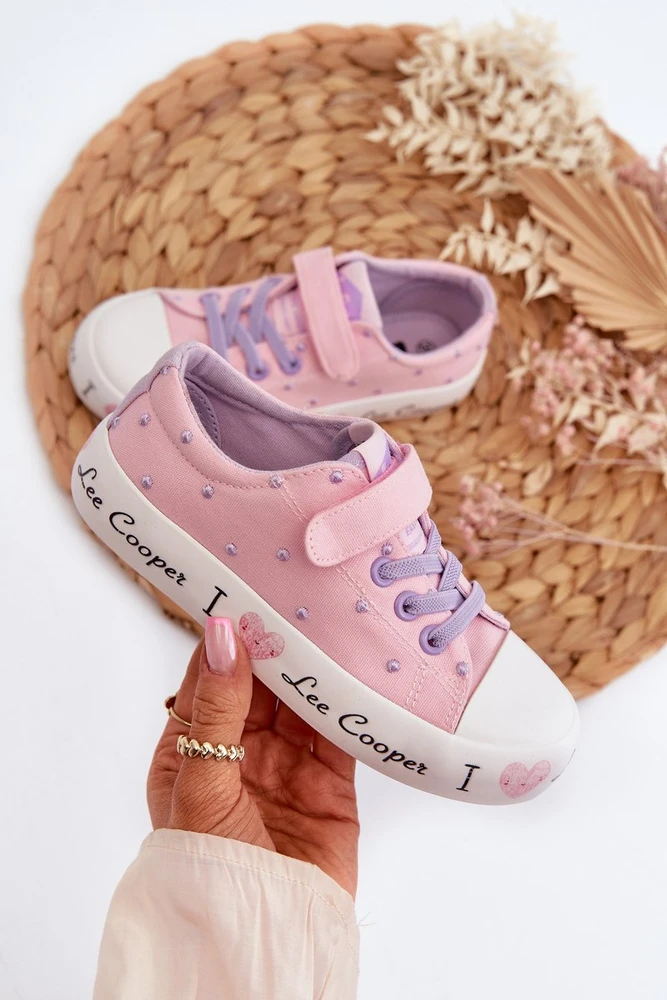 Mergaičių sportbačiai Lee Cooper LCW 2160 Rožinė
