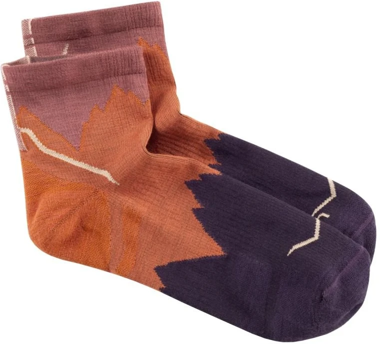 Merino vilnos trumpos kojinės BUFF, rudos