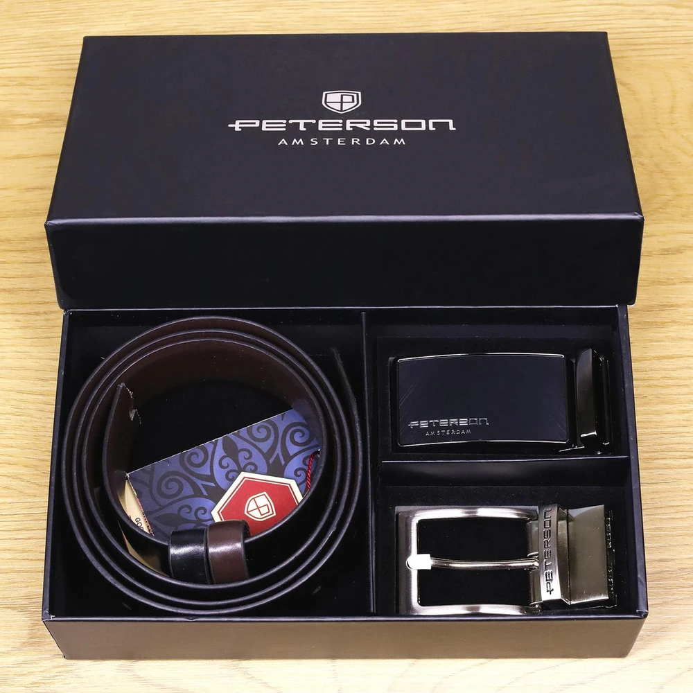 Diržo dovanų rinkinys vyrams Peterson PTN KL-B003-S001-D