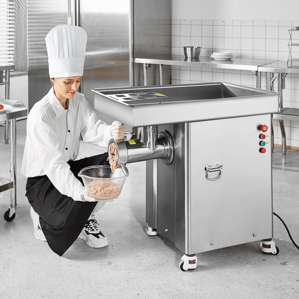 Mėsmalė VEVOR Pramoninė elektrinė mėsos malūnėlis 16,7kg/min