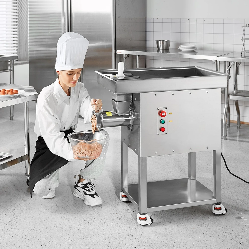 VEVOR Pramoninė elektrinė mėsmalė 89 kg, 22 kg/min 2200 W