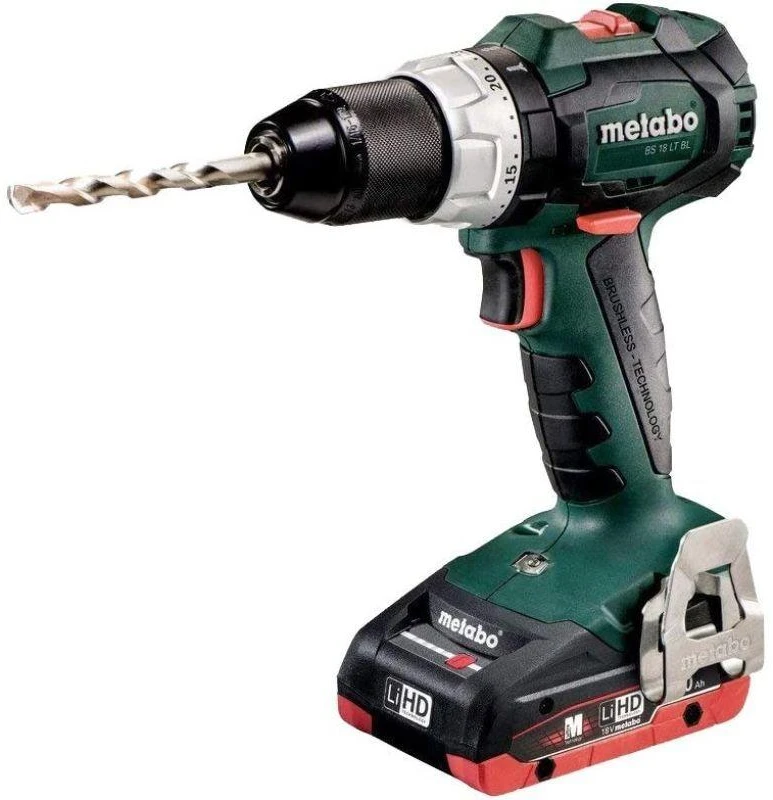 Akumuliatorinis suktuvas/gręžtuvas BS 18 LT BL 4,0Ah, Metabo