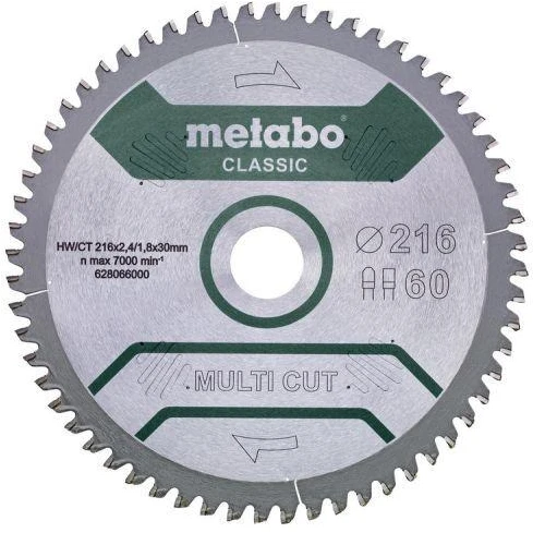 Universalus pjovimo diskas Metabo FZ/TZ MULTI CUT CLASSIC; 305x30x80 mm; -5°