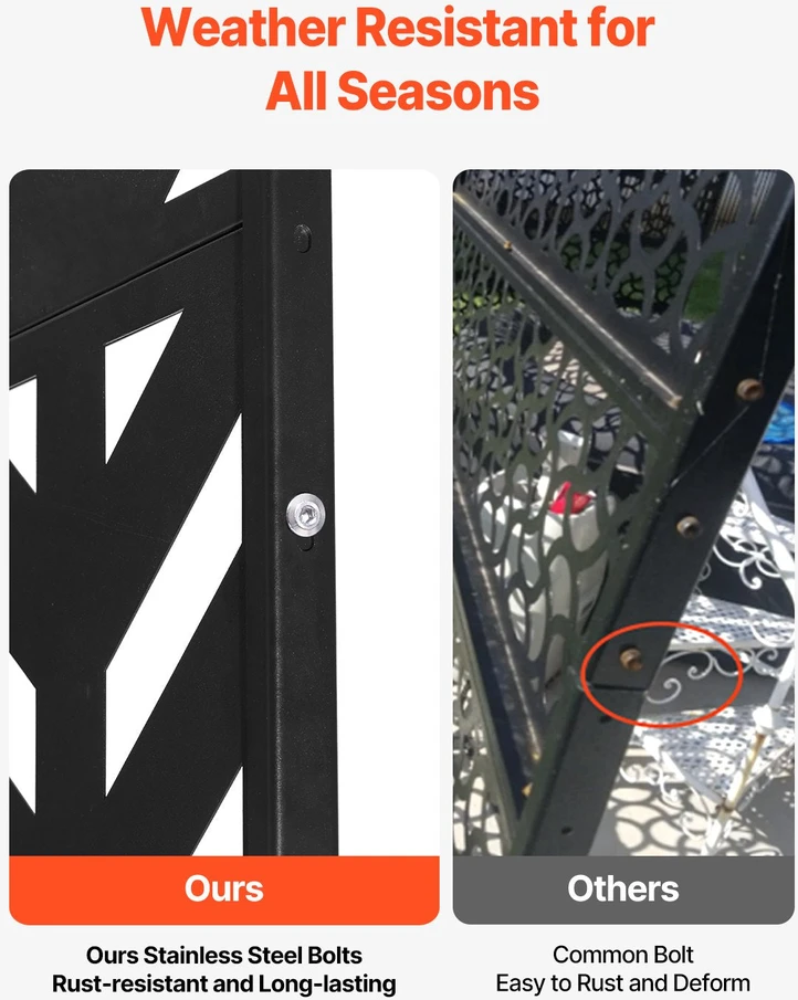 VEVOR Metalinė lauko privatumo užtvara