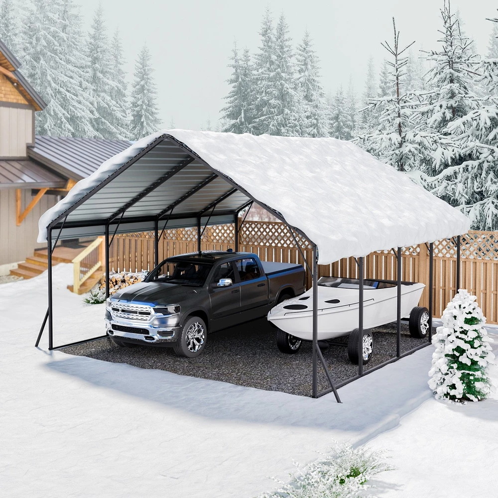 Vevor Metalinė stoginė automobiliui 20 x 20 ft