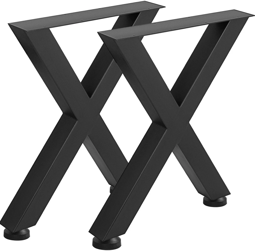 VEVOR Metalinės stalo kojos su X rėmu 72 x 60 cm