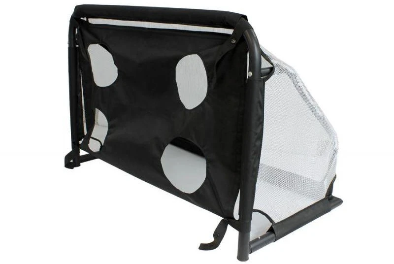 Metaliniai futbolo vartai 120x80 cm su šaudymo kilimėliu