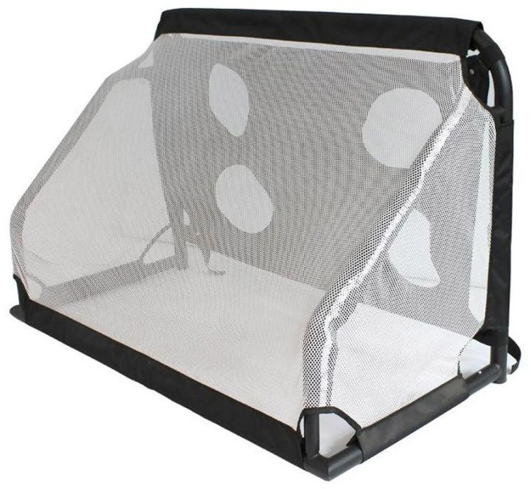 Metaliniai futbolo vartai 120x80 cm su šaudymo kilimėliu