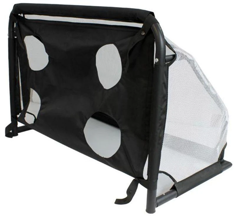 Metaliniai futbolo vartai 120x80 cm su šaudymo kilimėliu