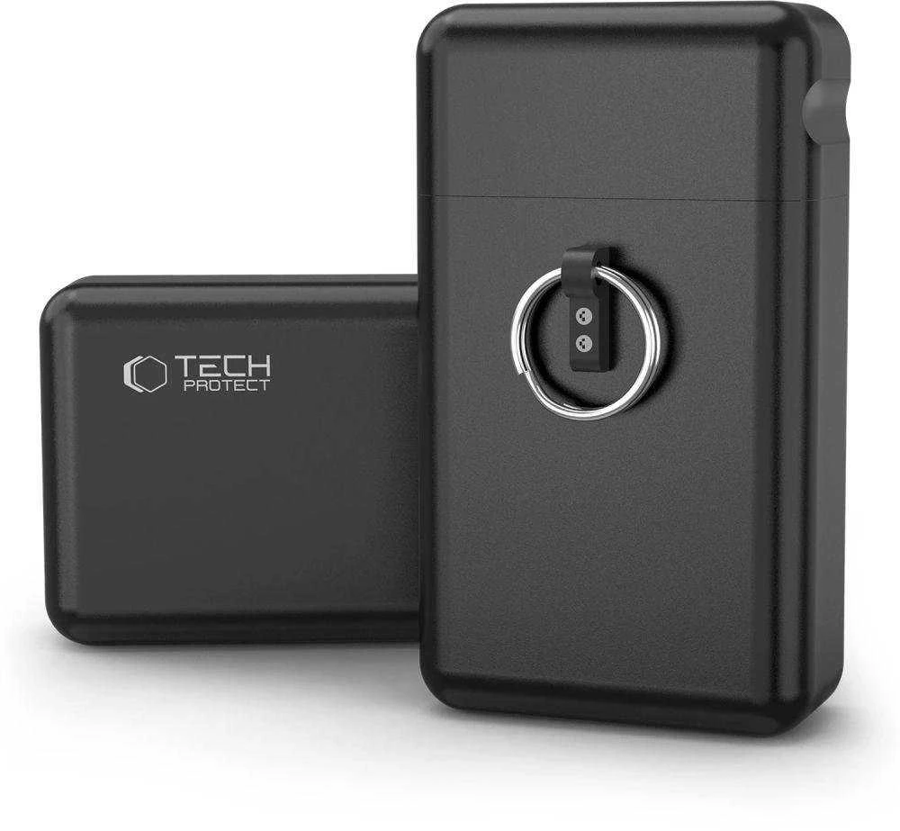 Dėklas „Tech-Protect KLR200“ metalinis automobilio rakto RFID blokavimo įrenginys – Juodas