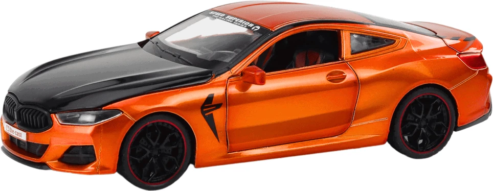 Lean Toys Sportinis automobilis su atidaromais elementais 1:24, oranžinis