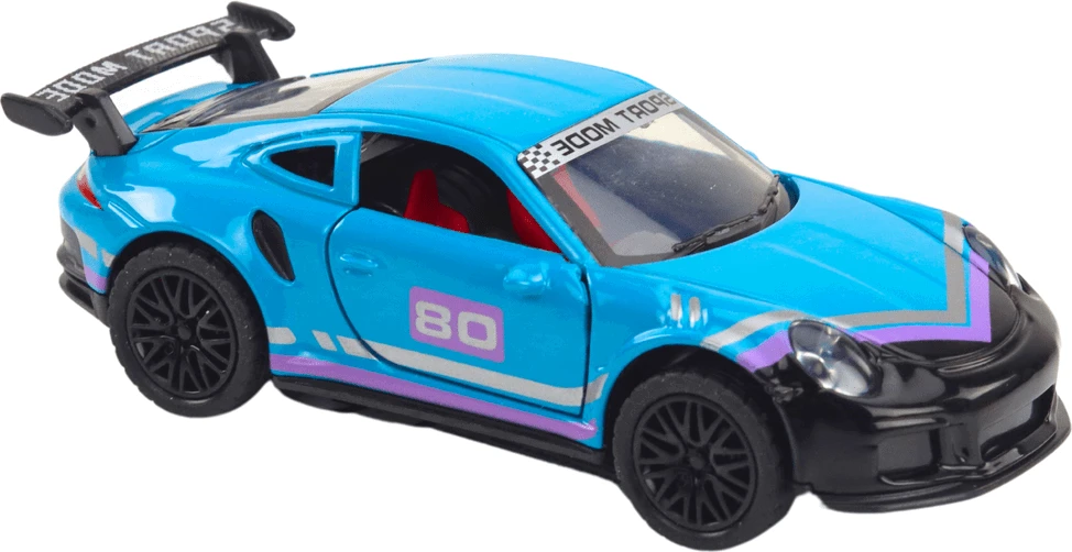 Lean Toys Turkio spalvos sportinis automobilis 1:32 su trinties pavara