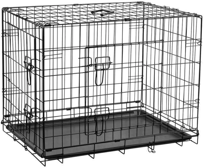 Metalowa Metalinis šunų narvas, aptvaras, dydis L 76x53x59 cm, REBEL ANIMALS