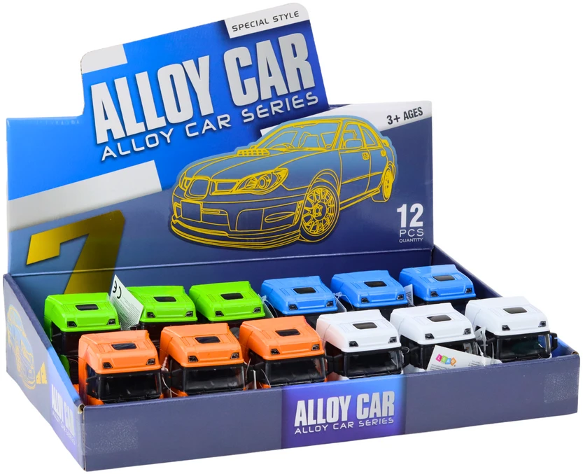 Lean Toys Metalinis sunkvežimis be priekabos su šviesomis ir garsais, 1:32