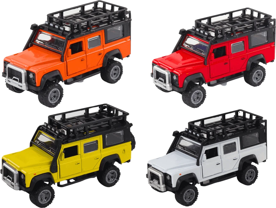 Lean Toys Metalinė visureigio mašinėlė 1:32 su šviesomis ir garsais