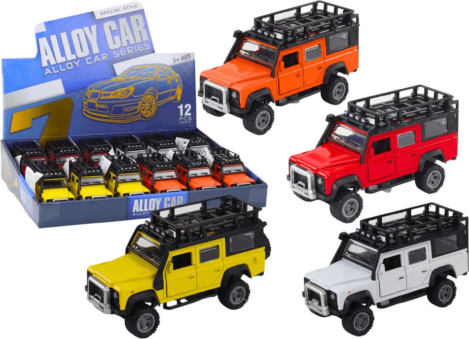 Lean Toys Metalinė visureigio mašinėlė 1:32 su šviesomis ir garsais
