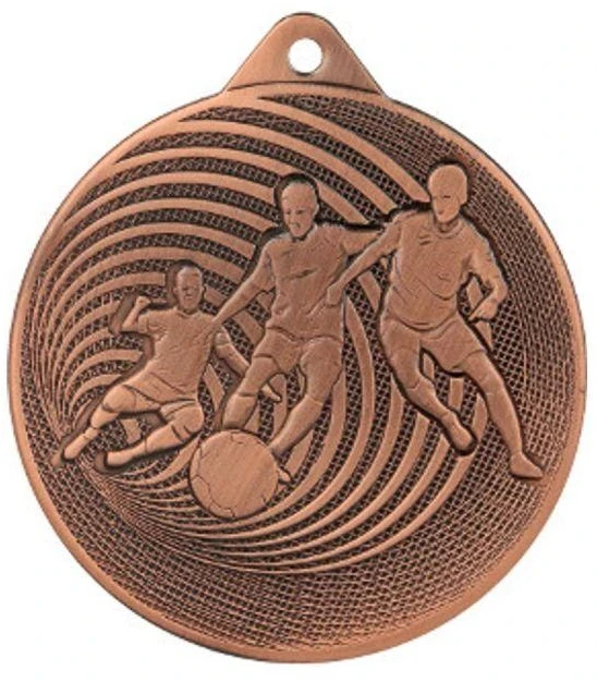 METALO MEDALIS FUTBOLO FI 70 MMC3070 - BRONZINIS