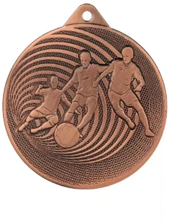 METALO MEDALIS FUTBOLO FI 70 MMC3070 - BRONZINIS