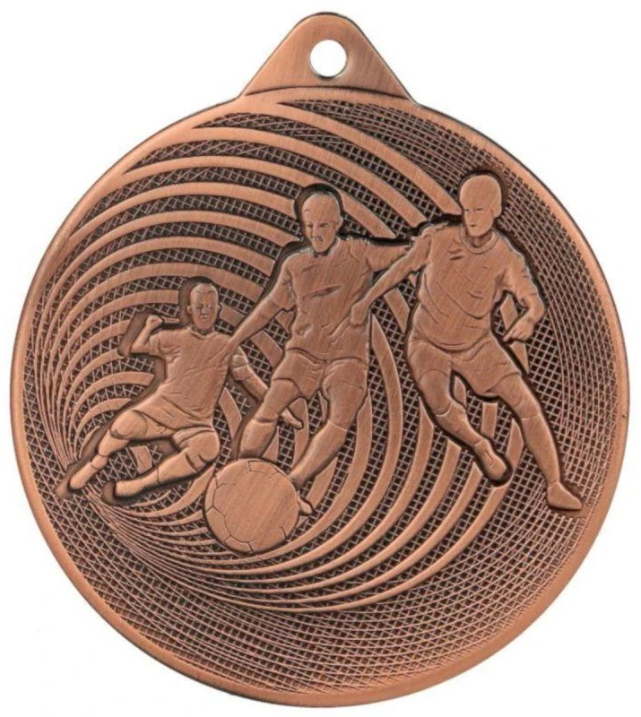 METALO MEDALIS FUTBOLO FI 70 MMC3070 - BRONZINIS