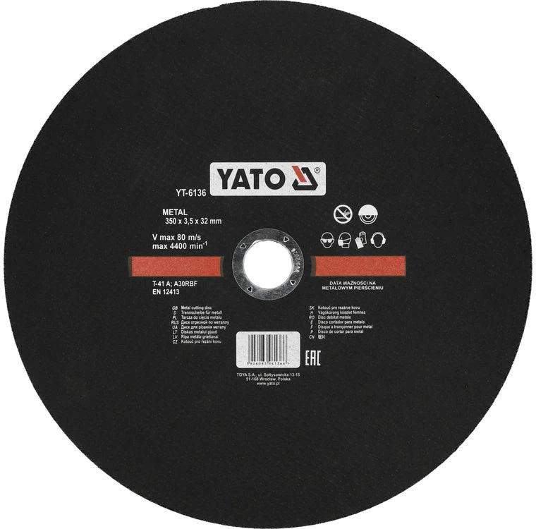 Yato METALO PJOVIMO DISKAS | 350 × 3,5 × 32 MM (YT-6136)