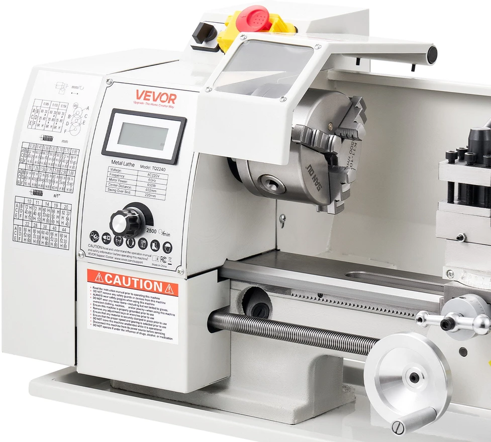 Metalo tekinimo staklės VEVOR TQ2240, 650 W