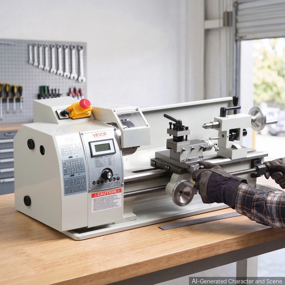 Metalo tekinimo staklės VEVOR TQ2240, 650 W