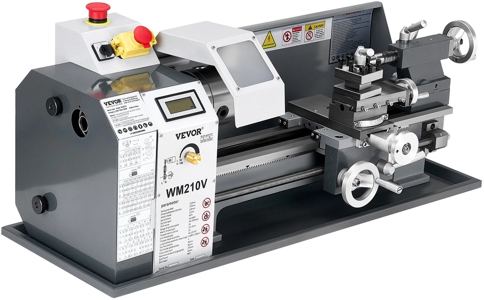VEVOR Staklinė metalo tekinimo staklė 550W