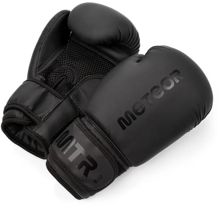 Meteor 12 oz treniruočių bokso pirštinės, Velcro, PU