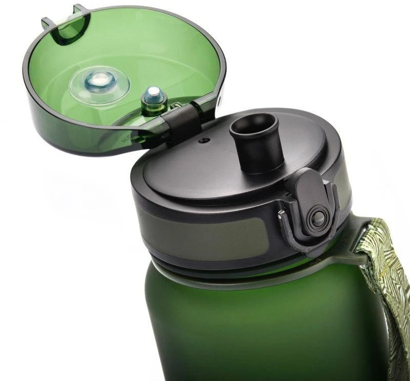 Sportinė gertuvė Meteor 1000 ml tamsiai žalia