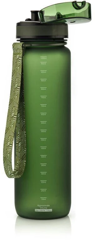 Sportinė gertuvė Meteor 1000 ml tamsiai žalia