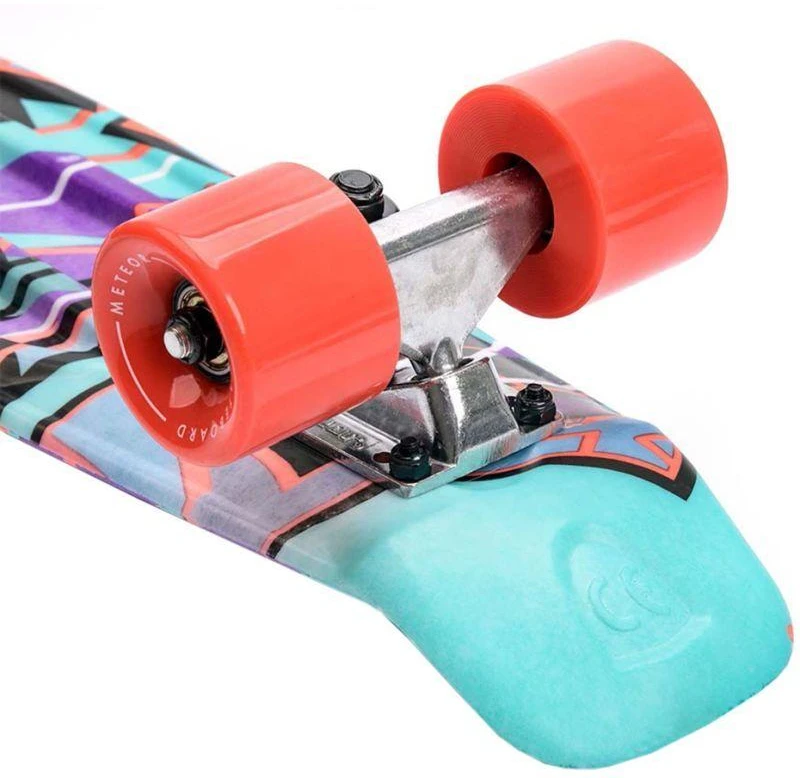 Plastikinė Riedlentė METEOR MULTIBOARD GRAFFITI