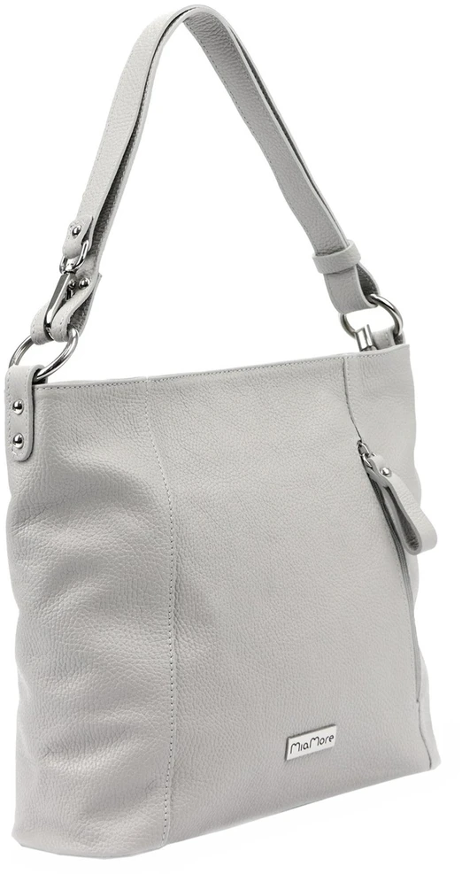 MiaMore damska torebka na ramię shopperbag skórzana su kieszeniami