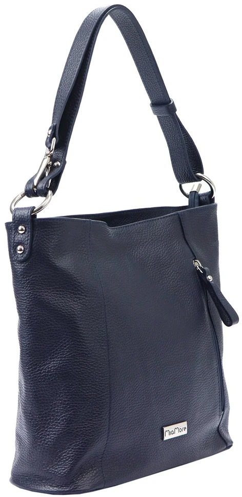 MiaMore damska torebka na ramię shopperbag skórzana su kieszeniami